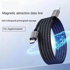 100W Magnetic Fast Charging Cable – Universal USB-C to USB-C Data Cord