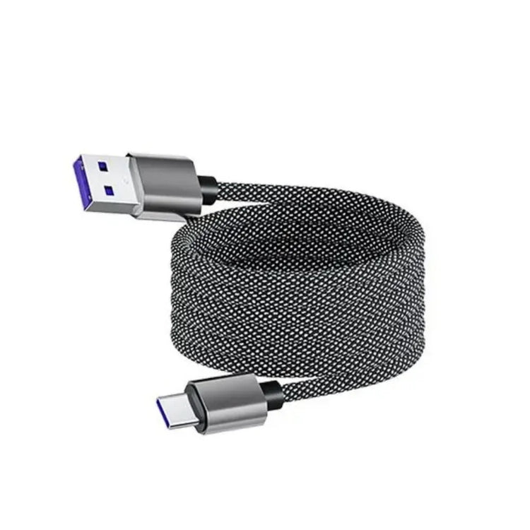 100W Magnetic Fast Charging Cable – Universal USB-C to USB-C Data Cord