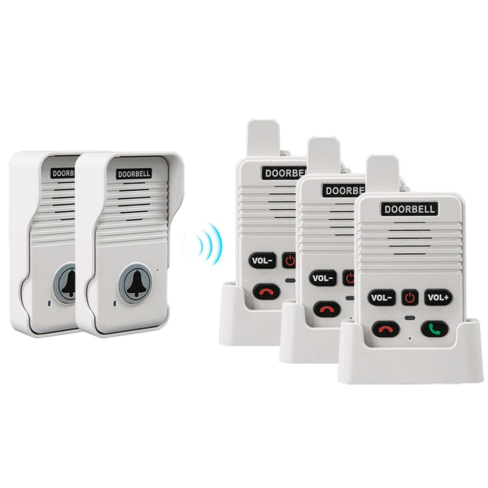 Wireless Intercom Doorbell System – 200m Long Range & Two-Way Audio