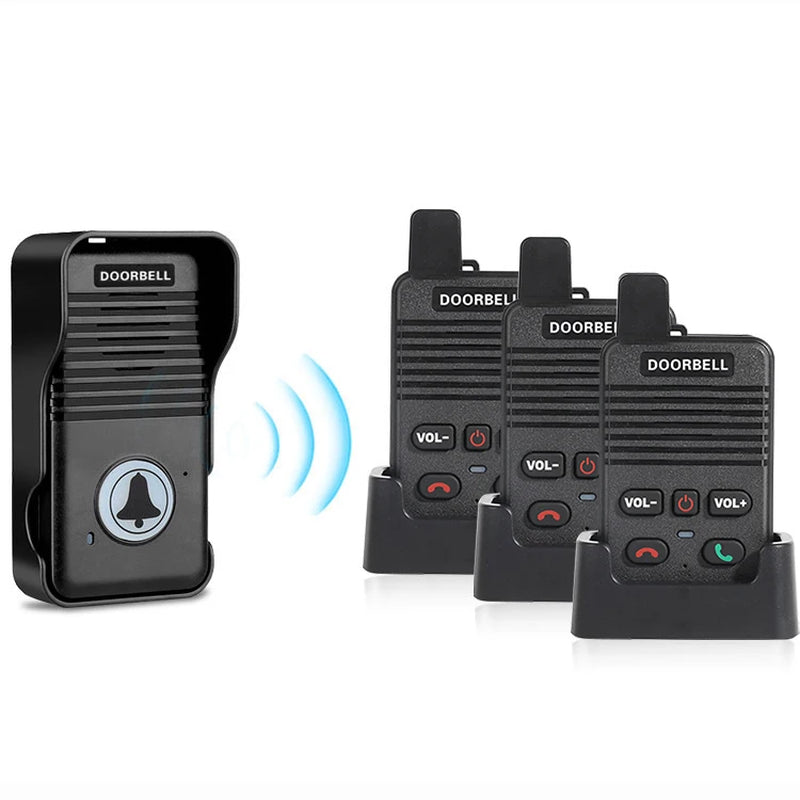 Wireless Intercom Doorbell System – 200m Long Range & Two-Way Audio