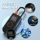 Portable Handheld Air Inflator – Wireless Charging Pump with Digital Display