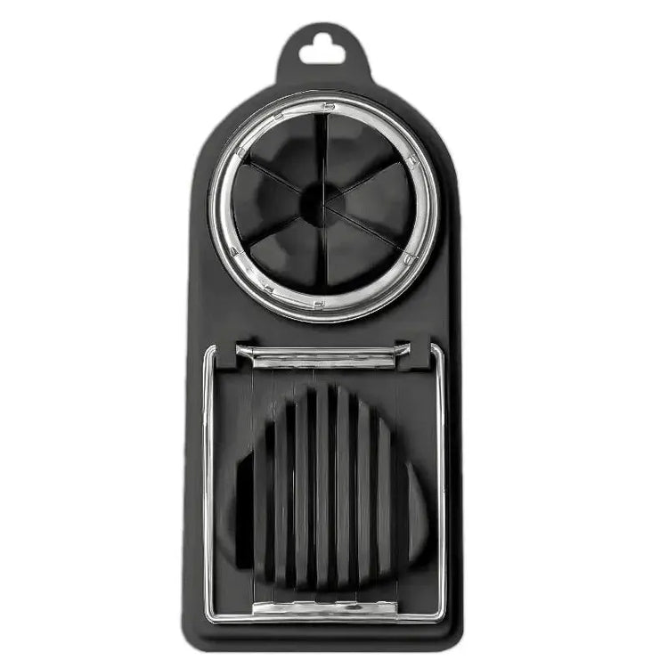 Multifunctional Egg Slicers Stainless Steel Slicer Fancy Splitter Egg Cutting Tool Home Two in One Egg Cutter Kitchen Gadgets