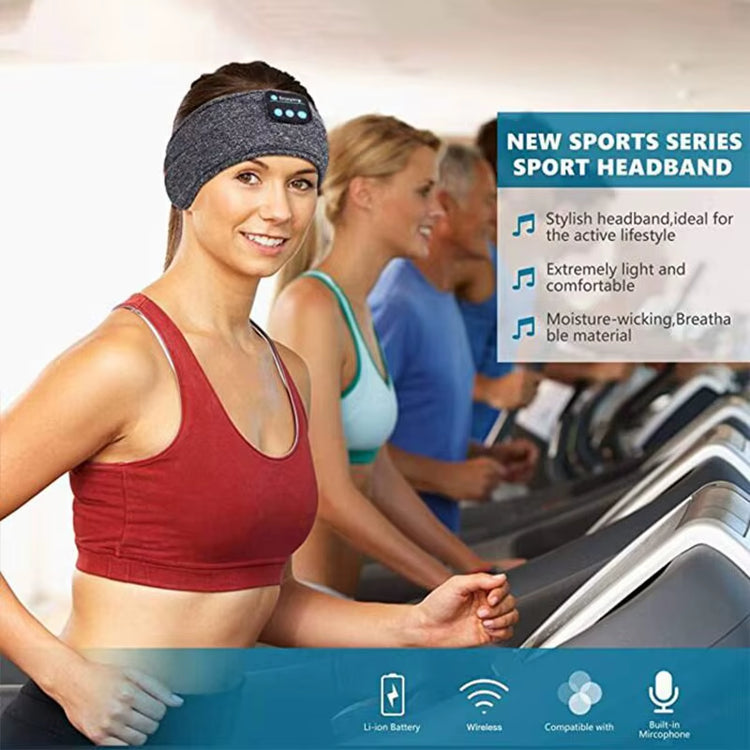 Wireless Bluetooth Sleep Headband – Elastic Sports Headphones & Eye Mask