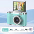 4K Compact Digital Camera – 48MP Student Vlog Camera with 180° Flip Screen