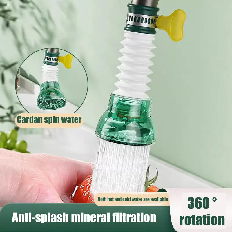 Faucet Splash Proof Device Kitchen Extender Universal Joint Nozzle Extended Booster Universal Faucet Filter