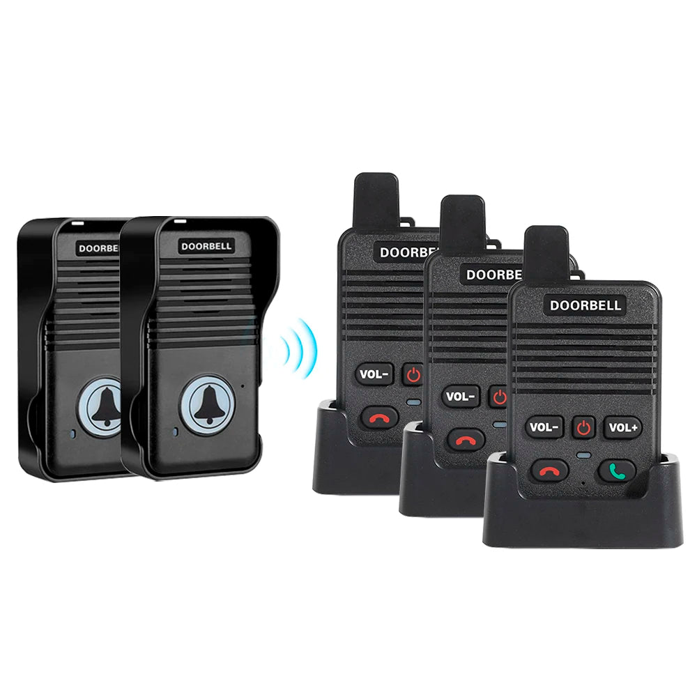 Wireless Intercom Doorbell System – 200m Long Range & Two-Way Audio
