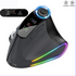 Ergonomic Vertical Mouse - RGB Wireless & Speed Roller