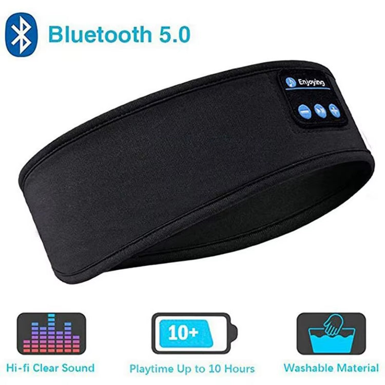 Wireless Bluetooth Sleep Headband – Elastic Sports Headphones & Eye Mask