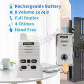Wireless Intercom Doorbell System – 200m Long Range & Two-Way Audio