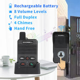 Wireless Intercom Doorbell System – 200m Long Range & Two-Way Audio