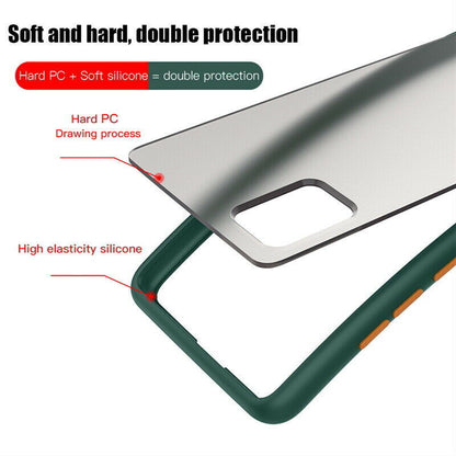 Armor Hard Phone Case for Samsung S25 S23 S24 plus S22 Ultra A14 A34 A54 Cover