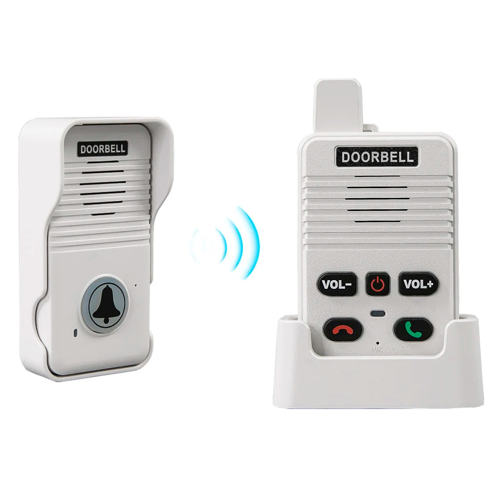 Wireless Intercom Doorbell System – 200m Long Range & Two-Way Audio