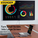 Essager 8-in-1 USB-C Hub with SSD Enclosure – Type-C Docking Station
