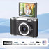 4K Compact Digital Camera – 48MP Student Vlog Camera with 180° Flip Screen