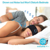 Wireless Bluetooth Sleep Headband – Elastic Sports Headphones & Eye Mask