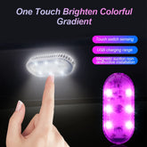 Wireless Multi-Color Car LED Lights – USB Rechargeable Touch Sensor