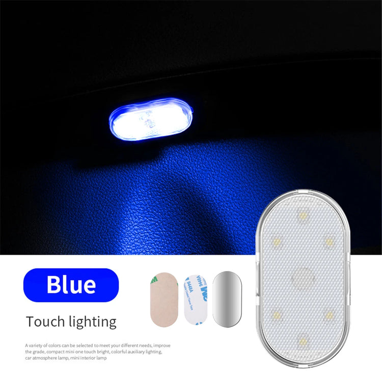 Wireless Multi-Color Car LED Lights – USB Rechargeable Touch Sensor
