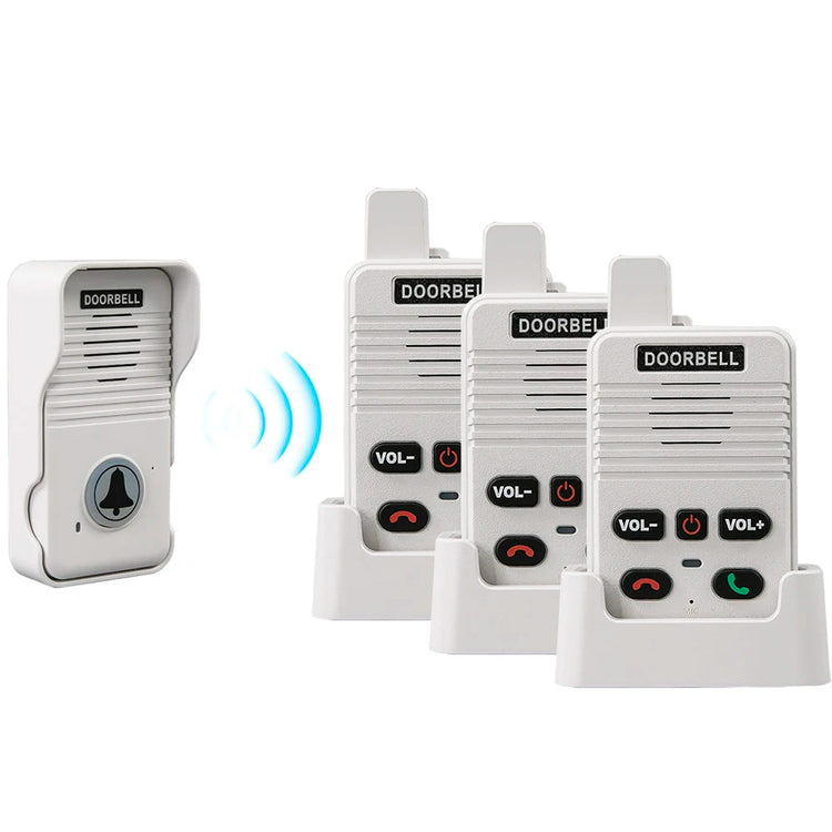 Wireless Intercom Doorbell System – 200m Long Range & Two-Way Audio