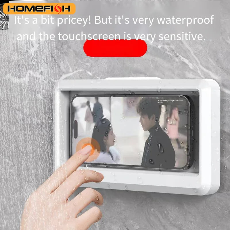 Waterproof Shower Phone Case - Anti-Fog Touchscreen Holder