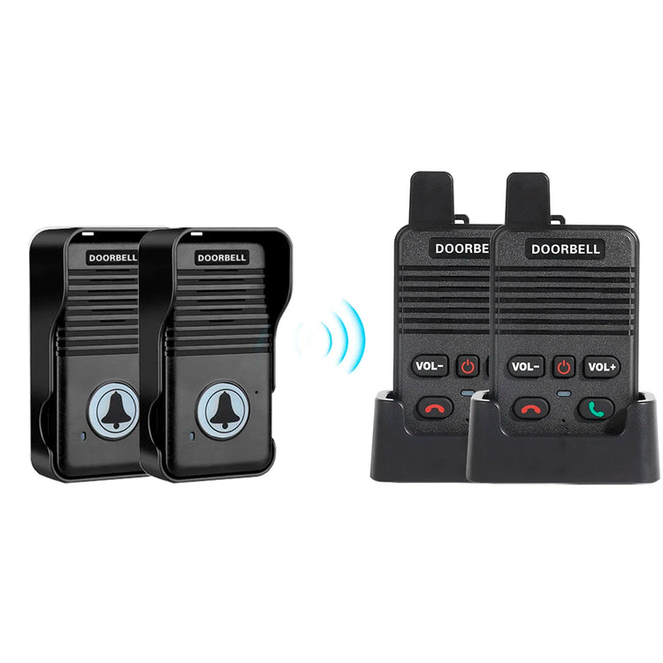 Wireless Intercom Doorbell System – 200m Long Range & Two-Way Audio