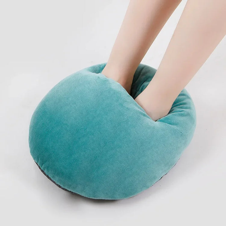 USB Electric Heater Foot Warmer Charging Power Fleece Cartoon Cat Warm Foot Cover Feet Heating Pads for Home Bedroom Sleeping