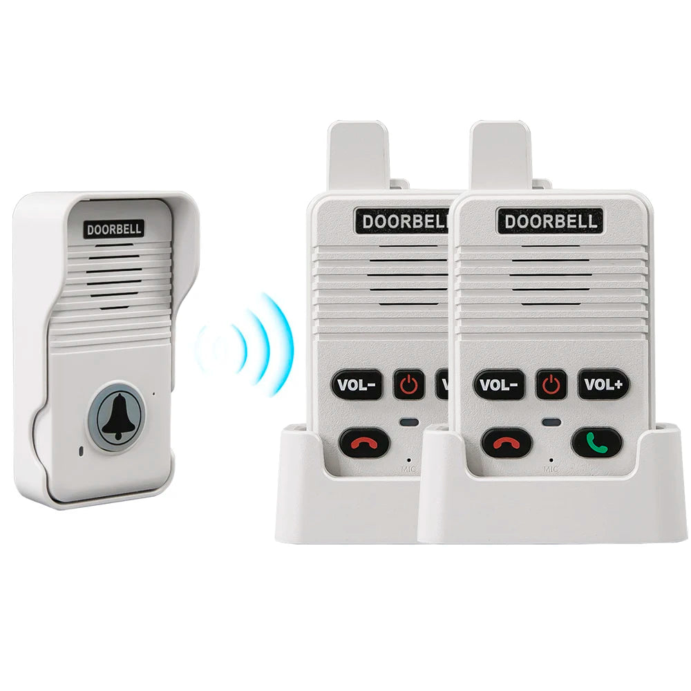 Wireless Intercom Doorbell System – 200m Long Range & Two-Way Audio