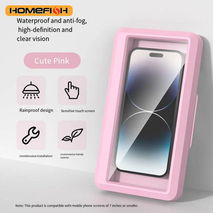 Waterproof Shower Phone Case - Anti-Fog Touchscreen Holder