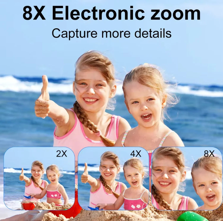 4K Compact Digital Camera – 48MP Student Vlog Camera with 180° Flip Screen